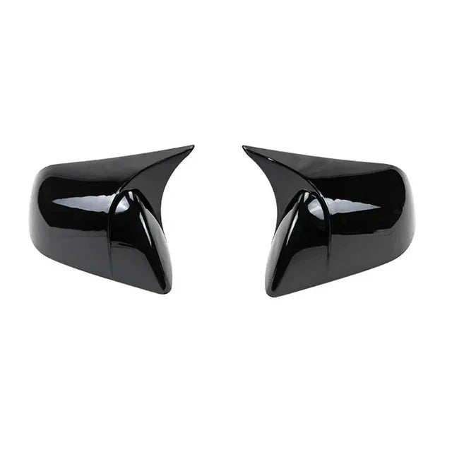 Carbon Fiber Gloss Black Finished Replacement Shell Rearview Mirror Covers Fit For Tesla Model 3 Y Door Side Mirror Caps amabili