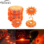 1Pc Magnetic LED Strobe Warning Light Car Emergency Road Rescue Safety Flashing Lights Roadside Auto Signal Lamp Accessory