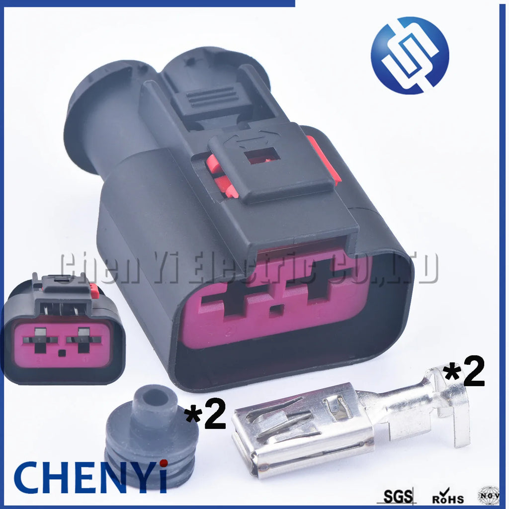 2 Pin/way 9.5mm Series female or male  Auto waterproof connector High Current wire cable plug 13943438 F064200 33500397 With Pin