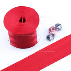 Car Seat Belt Auto Strengthen Seat Belt Webbing Fabric Racing Car Modified Seat Safety Belts Car Accessories Amagi