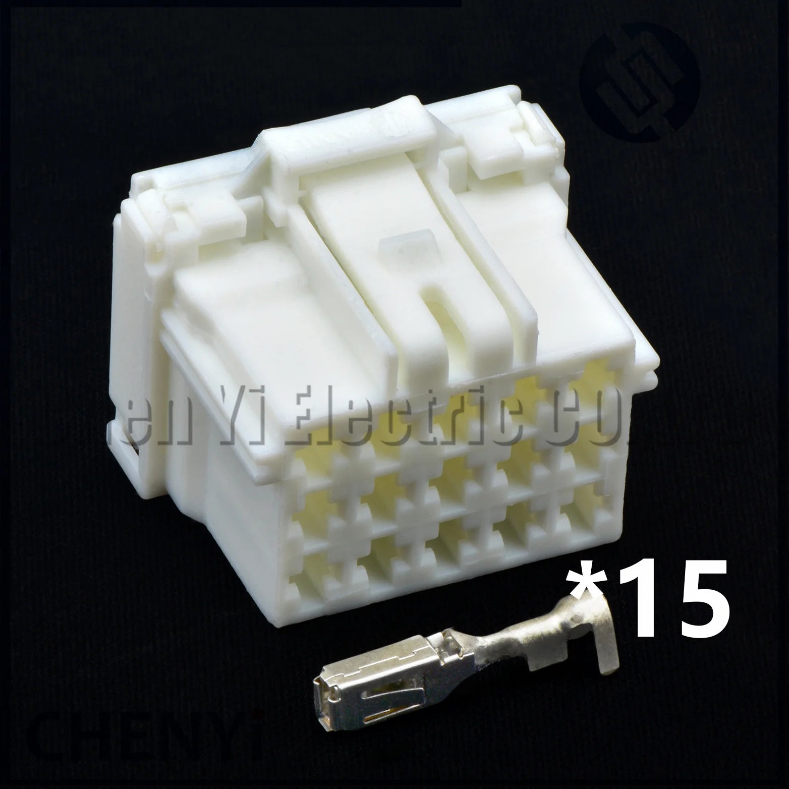 15 Pin male or female Automobile power amplifier Connector Automotive Audio Amplifier Plug Socket 7-968973-1 2-967628-1