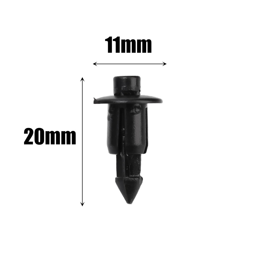 Motorcycle Plastic Rivets Fairing Clips Push Pin Expansion Fastener Retainer for Cowl Trim Panel Yamaha Kawasaki Suzuki Honda