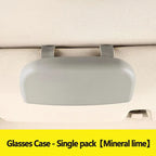 1PC Car Glasses Box Portable Car Sunglasses Holder In The Car Driving Glasses Holder Eyeglass Case Sun Visor Car Lenses Holder