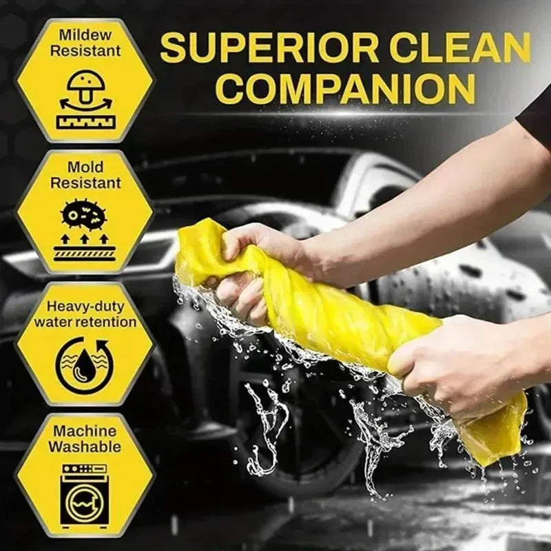 Thickened Large PVA Deer Skin Towel Car Wash Towel Pet Absorbent Towel Hair Dryer Home Car Cleaning Cloth Soft Surface Wipe Amag