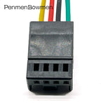 4 Pin 1K0972704C Car Glass Switch Trunk Switch Plug Female Wiring Harness Central Locking Electrical Cable Connectors With Cable