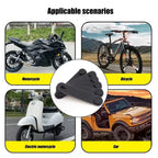 1-20pcs Motorcycle Rubber Wire Tie Universal Motorcycle Rubber Frame Securing Cable Wire Harness for Wiring Harnesses Accessorie