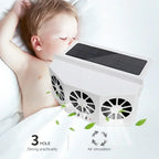 Car Ventilator 3 Cooler Fans Solar-powered Cooling Vent Exhaust Portable Safe Auto Fan Amd Usb Accessories Amagi