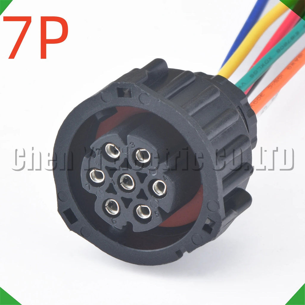 7-Pin Wire Harness Automobile Waterproof Truck Light Oxygen tail light sensor