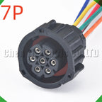 7-Pin Wire Harness Automobile Waterproof Truck Light Oxygen tail light sensor