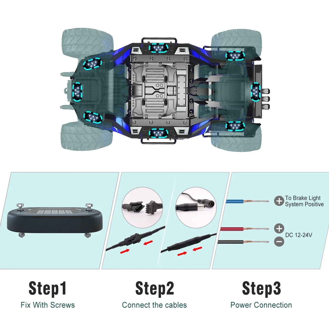 Rock Lights For Trucks 4/6/8/10 Pods RGB LED Rock Lights With APP/Remote Control Music Mode For Pickup Off Road RZR SUV ATV New