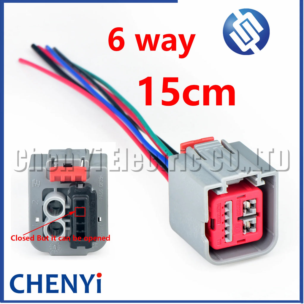 7 Pin Automotive waterproof connector Car window regulator motor harness plug 1732140-1 1732140-8 1732116-1 For Ford Buick