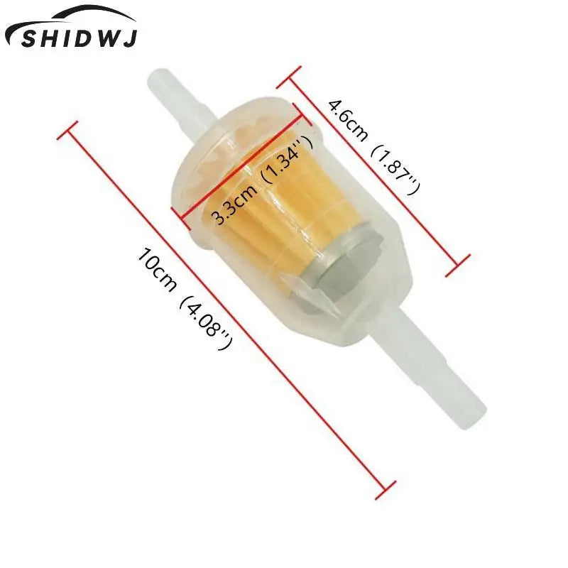 5pcs/lot Universal Large Inner Gas Fuel Filter Petrol 6mm 8mm / 1/4" 5/16" Pipe Lines