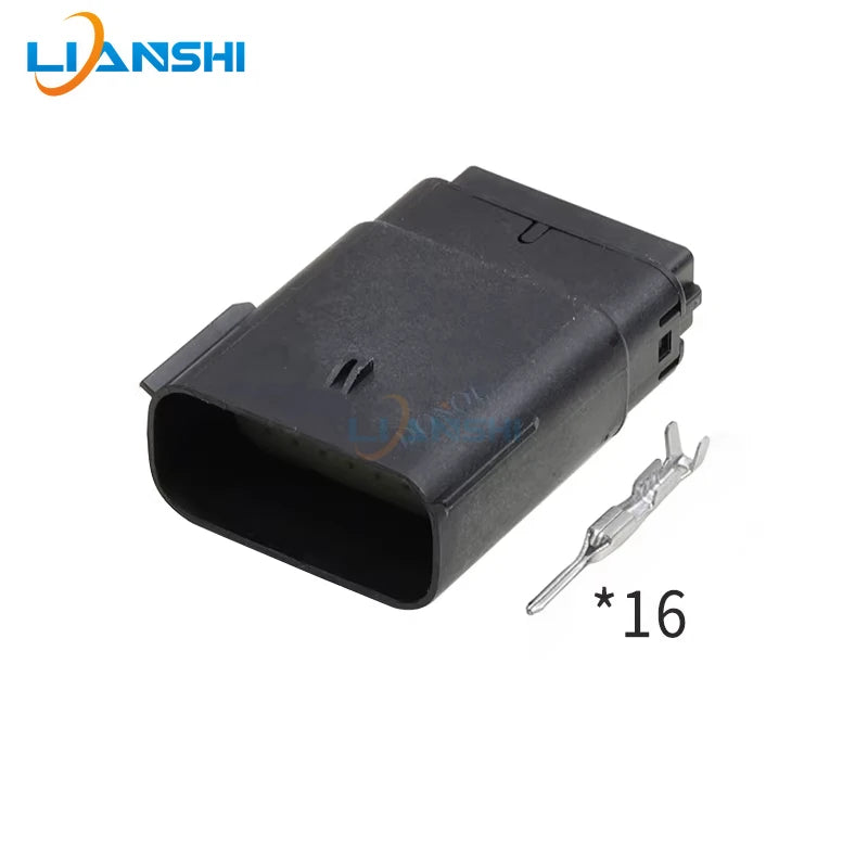 5set 33472-1601 33482-1601 male and female connector 16-hole automotive headlight wiring harness plug DJ7168W-1.5-21