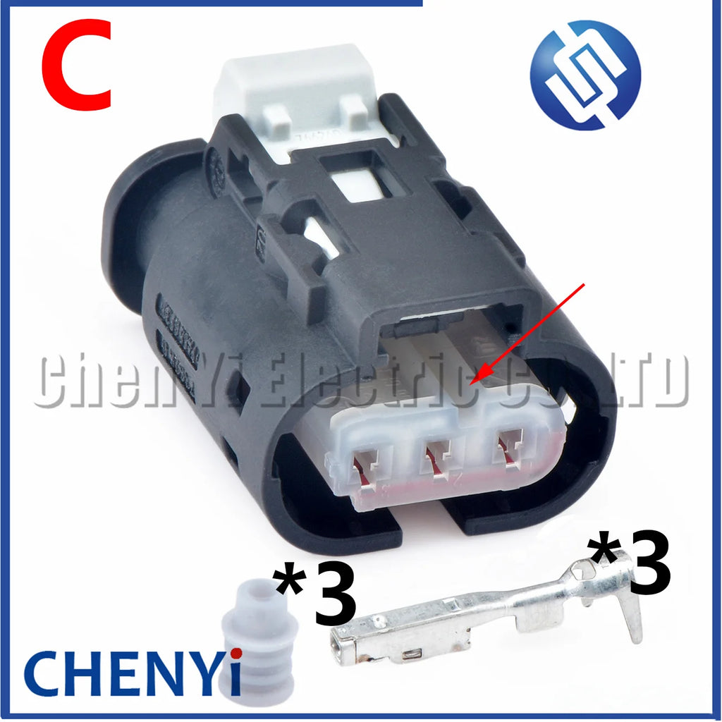 3 Pin Car Crankshaft Position Sensor connector fuel pressure Sensor plug 10010344 10092977 10092976 09406622 10098876 For GM GMC