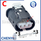 3 Pin Car Crankshaft Position Sensor connector fuel pressure Sensor plug 10010344 10092977 10092976 09406622 10098876 For GM GMC