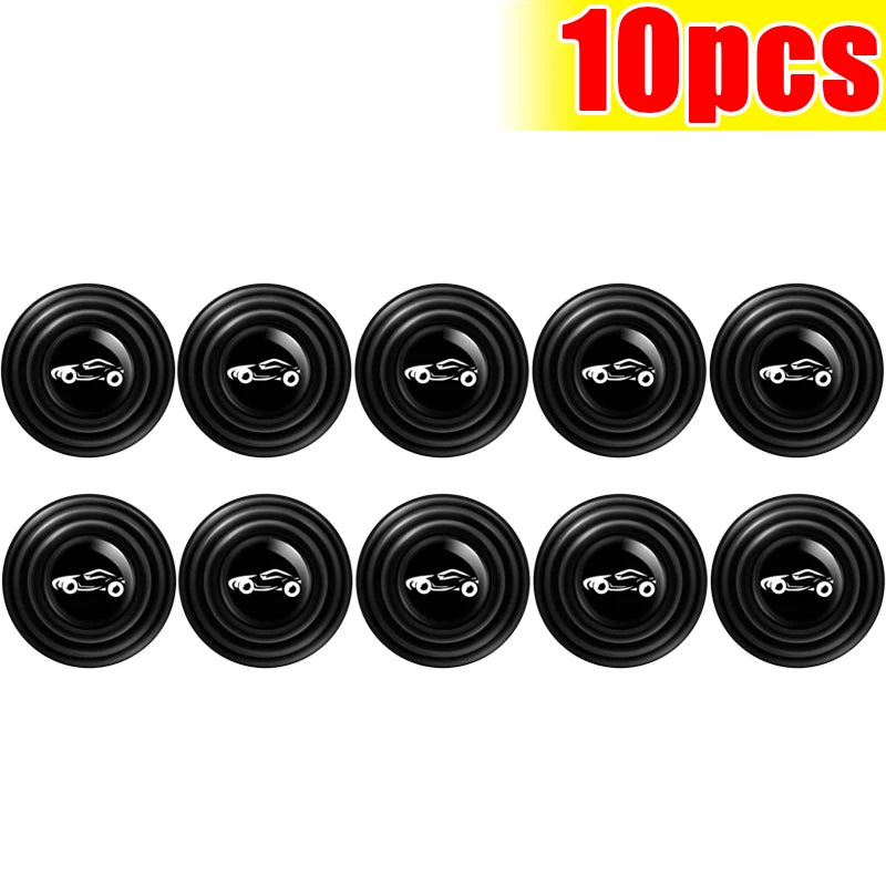Car Door Shock Absorber Pads Buffer Bumper Anti-collision Shock Absorbing Gasket for Auto Sound Insulation Adhesive Stickers