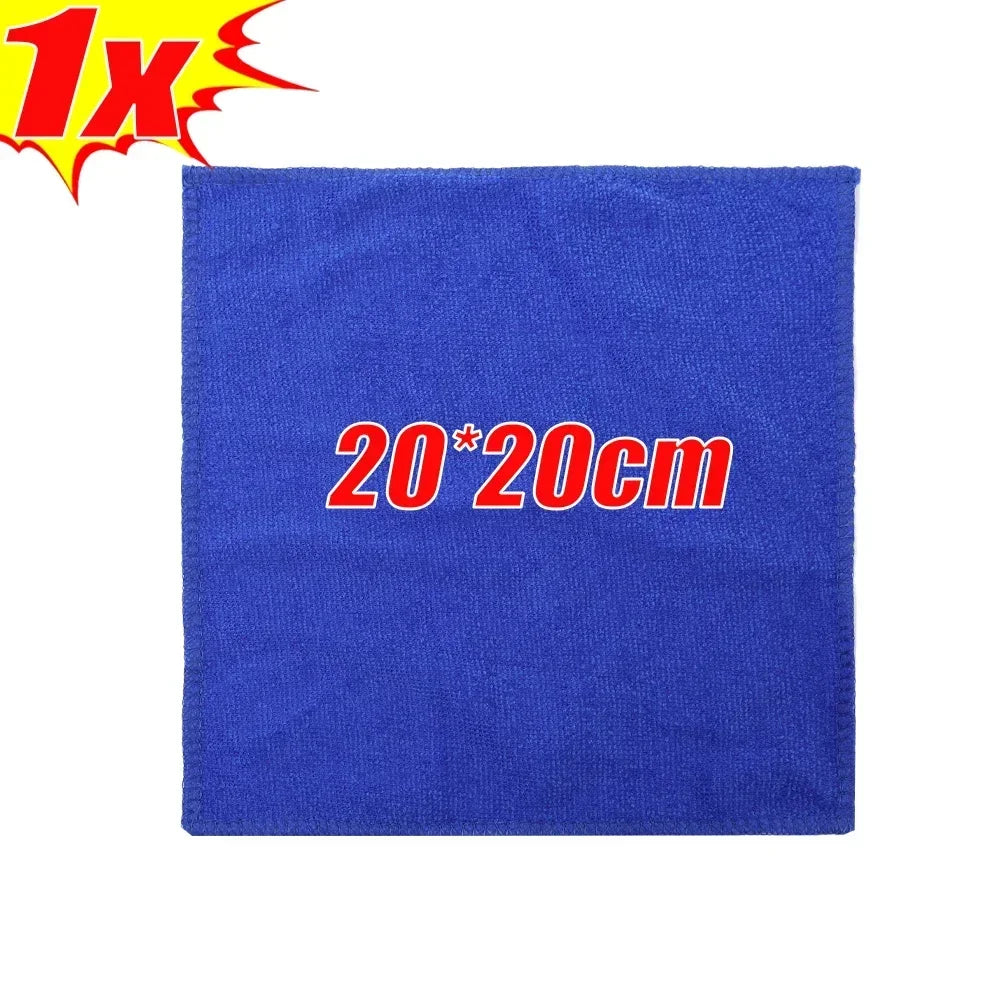 1/30Pcs Microfiber Towels Car Wash Drying Cloth Towel Household Cleaning Cloths Auto Detailing Polishing Cloth Home Clean Tools
