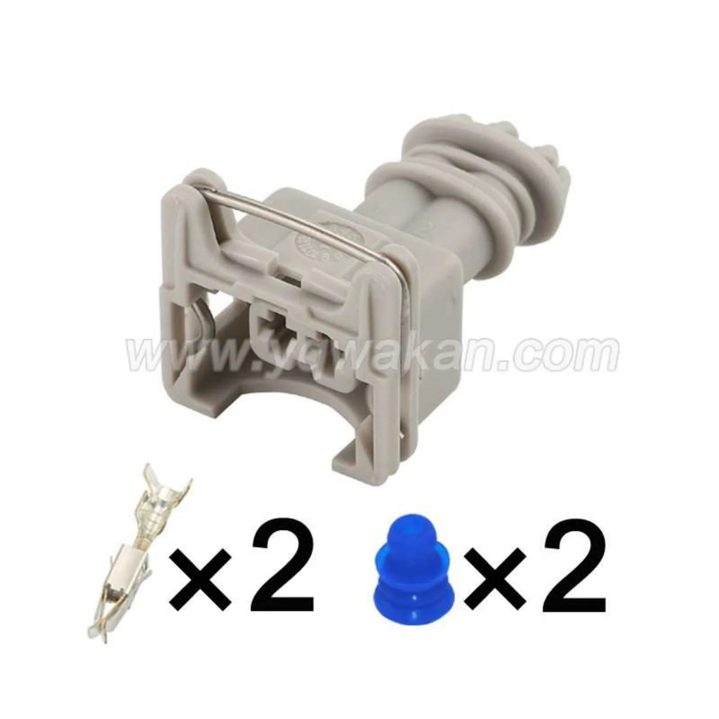 2-PIN Connector Waterproof 3.5mm Male Female Connectors Cable Plug Wiring Harness For Car 1-144545-0 282189-1