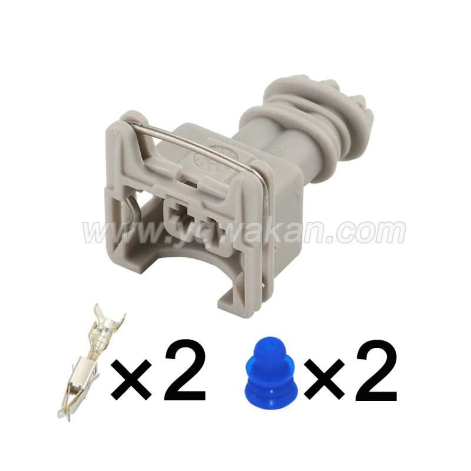2-PIN Connector Waterproof 3.5mm Male Female Connectors Cable Plug Wiring Harness For Car 1-144545-0 282189-1