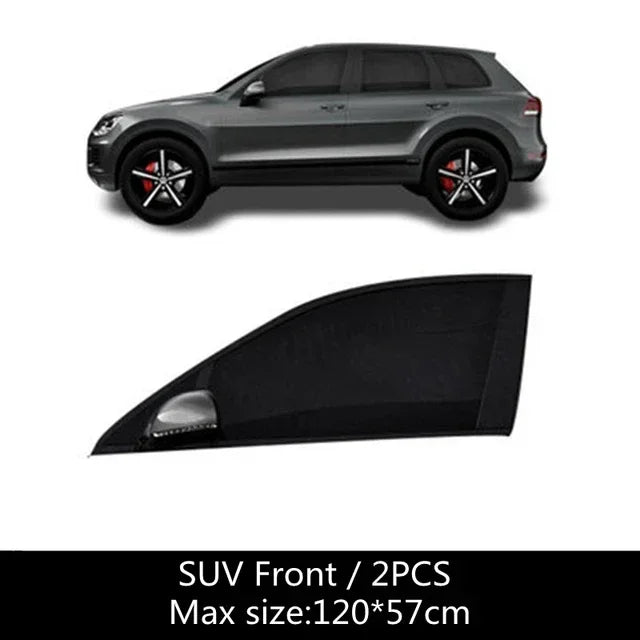4pcs/set Universal Fit Car Window Sun Shades Premium Breathable Mesh Screen for Optimal Sun Protection and Privacy Covers amagi