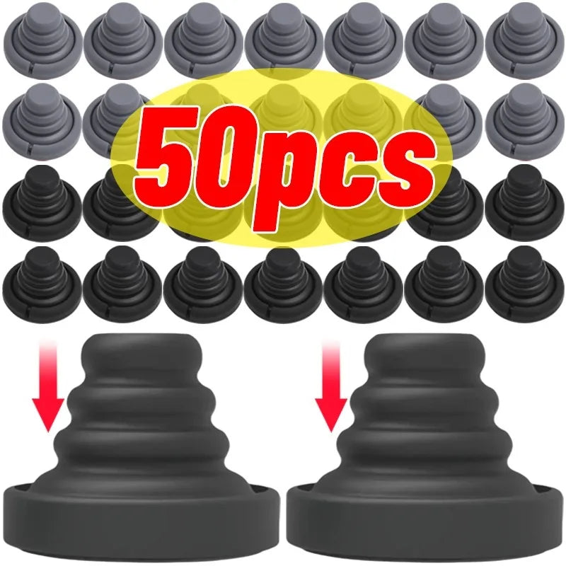 Silicone Door Shock Absorber Cushion Universal Hood Rear Trunk Reduce Noise Crashproof Airbag Buffer Anti Collision Pad Sticker