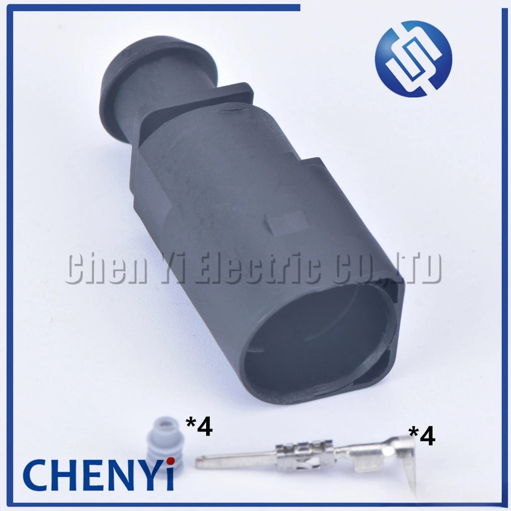 2 set 4 Pin 4B0973812 4B0973712 Automotive Connector 1.5mm Waterproof Pressure Water Temperature Sensor Plug 4B0 973 812