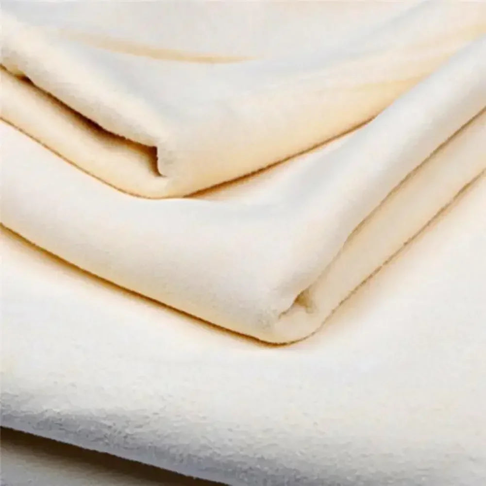 Natural Chamois Leather Car Washing Towels Super Absorbent Home Window Glass Drying Cleaning Cloth Quick Dry Wash Towel Amagi