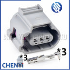 3 Pin Car Air Conditioner Pressure Switch Connector Knock Sensor Crankshaft camshaft position sensor plug 8K0973703 8K0 973 703