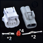 5 sets 2 Pin auto waterproof electric wiring harness cable connector 90980-11250 oil distributor socket plug For Toyota