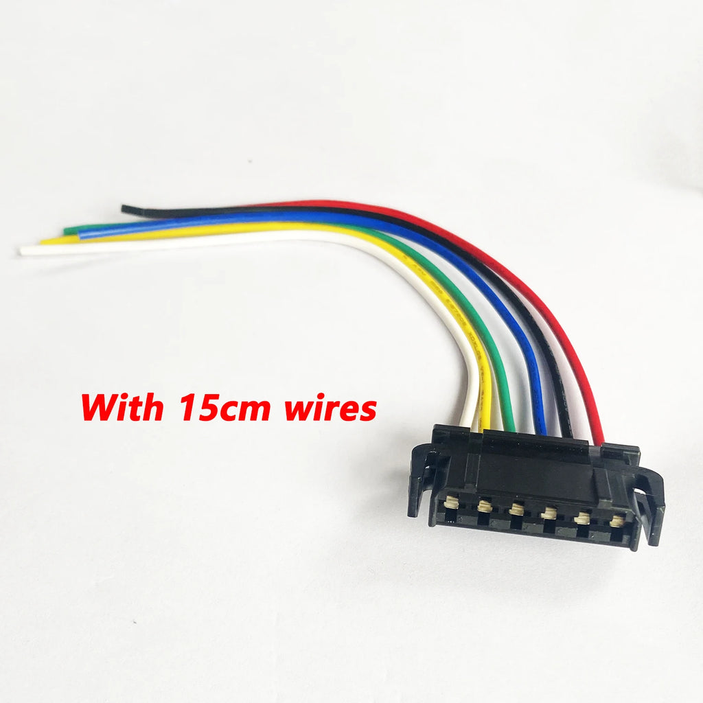 6 Pin Automotive Connector Female Auto Rear Tail Light Lamp Wire harness Plug 893971636 893 971 636