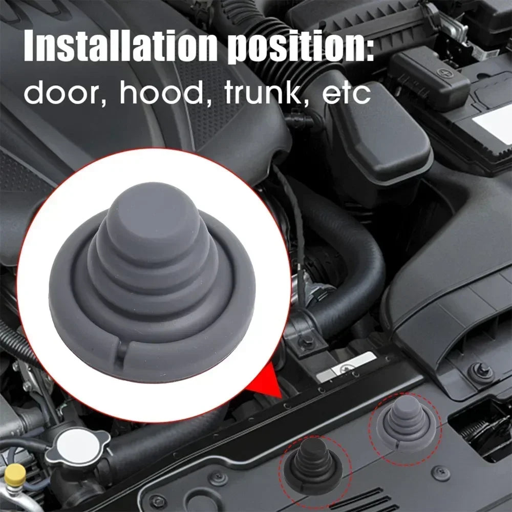 Car Door Anti-Collision Silicone Pads Sound Insulation Gasket Auto Soundproof Shockproof Sealing Rubber Pad Door Edge Sticker