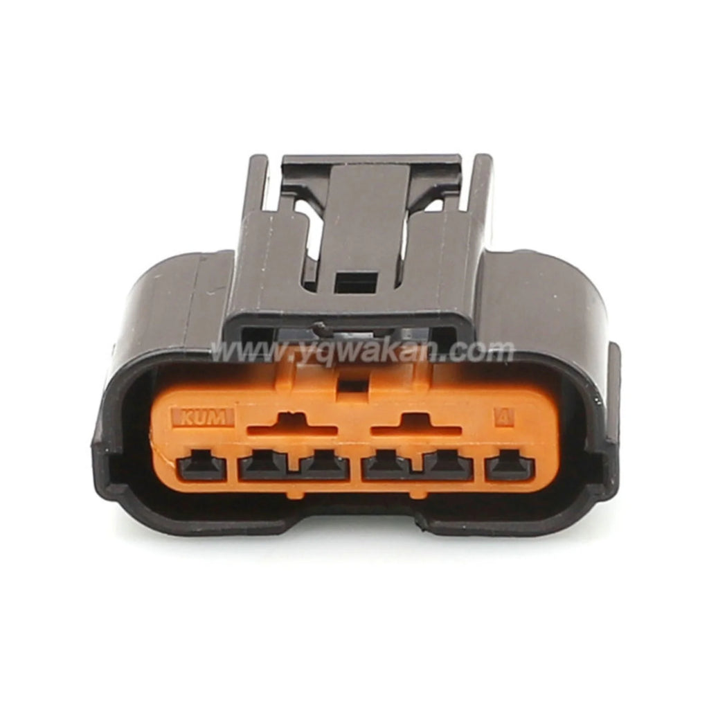 6 Pin 0.6mm Female Connector Reverse radar Wire harness plug For Hyundai Elantra ix35 TUCSON Kia HP086-06021/HP096-06100