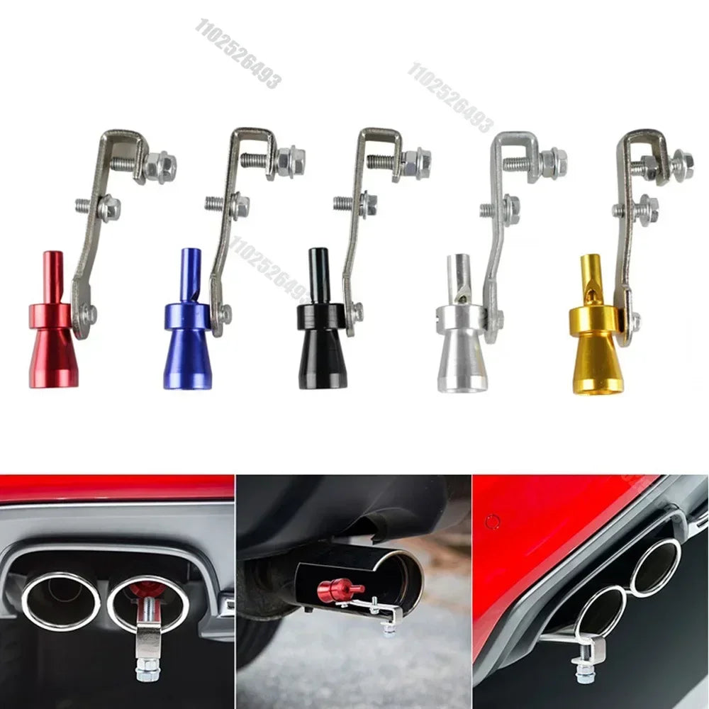 Aluminium Alloy Turbo Sound Tail Throat Exhaust Pipe Whistle Car Modified Part TC XL Muffler Whistle Exhaust Pipe Whistle Amagi