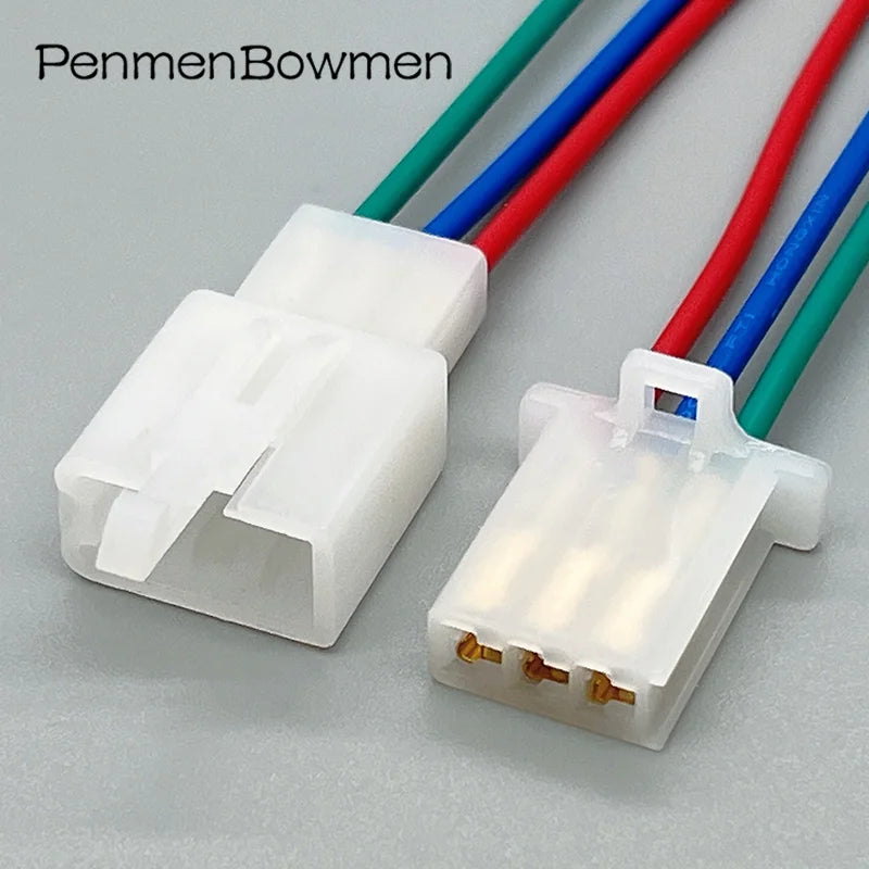 1 Set 2 3 4 6 9 Pin Car Flame Retardant Rubber Sleeve Electrical Connectors Wire Harness Plug Motorcycle 6030-2981 6030-6991