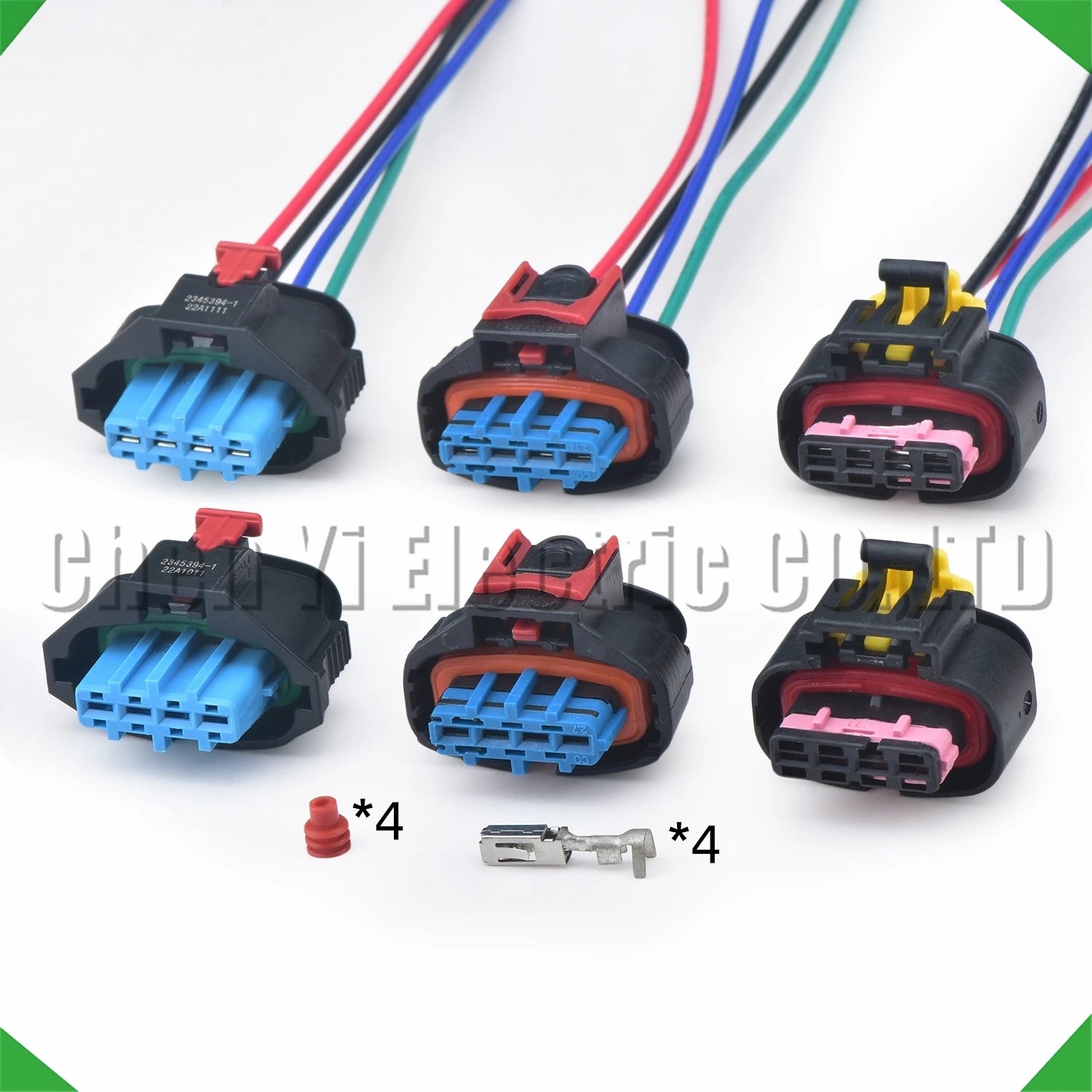 4 pin auto connector intake pressure sensor high voltage ignition coil wire harness plu...