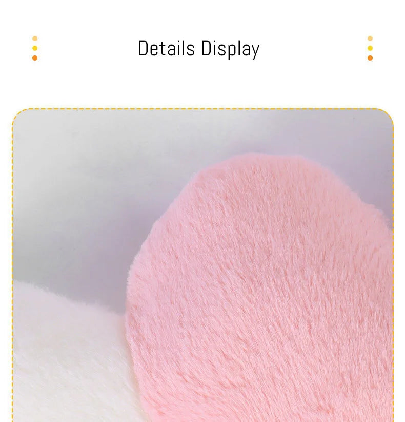 Car head pillow neck pillow cute cartoon love heart back pillow waist pillow seat back cushion Automotive Car Accessories New