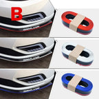 Car Front Bumper Protection Tool Carbon Fiber Strong Adhesive Rubber Universal Front Edge Anti-scratch Protector Amagi