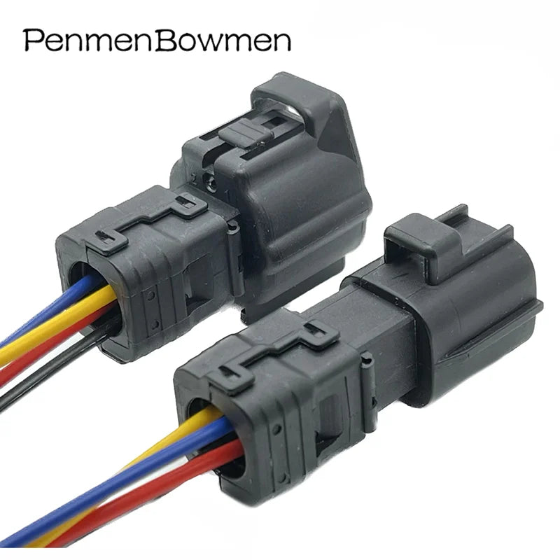 1 Set 4 Pin Car TS Rear Pedal Oxygen Plug Wiring Harness Male Female Electrical Cable Connectors for 6188-0472 6189-0685