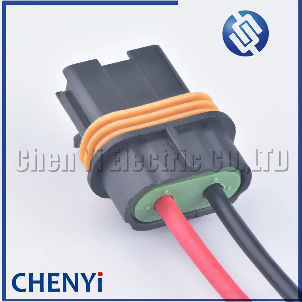 2 Pin Auto waterproof Wire harness Connector High current fuse holder of fuse box 12033769 for Metri-pack 630 Series Fan plug