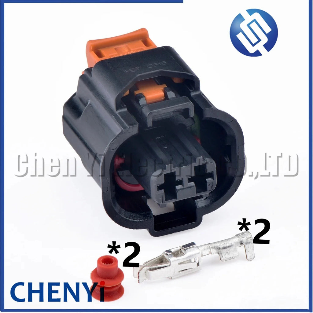 2 Pin Auto waterproof connector ignition coil fuel injector plug 7298-1782-30 33404863X 13106045 P00142877 For Peugeot Citroen