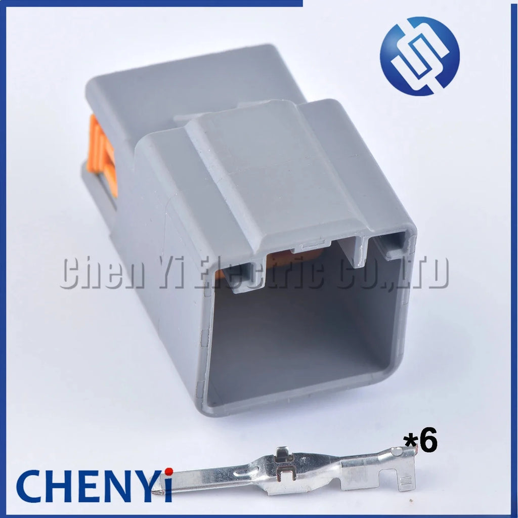 1 Set 6 Pin 2.8 series male female car connector connector Window control switch plug 7283-6466-40 7282-6466-40 For Ford F250