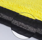 Car Wash Towels Cleaning Cloth Absorbent Dry Cloth General Purpose Microfiber Towel Thickened Yellow 30/40/60cm Amagi