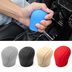 Car Silicone Gear Shift Knob Cover Gear Shift Non-Slip Grip Handle Protective Covers Manual 6-speed Car Interior Accessories