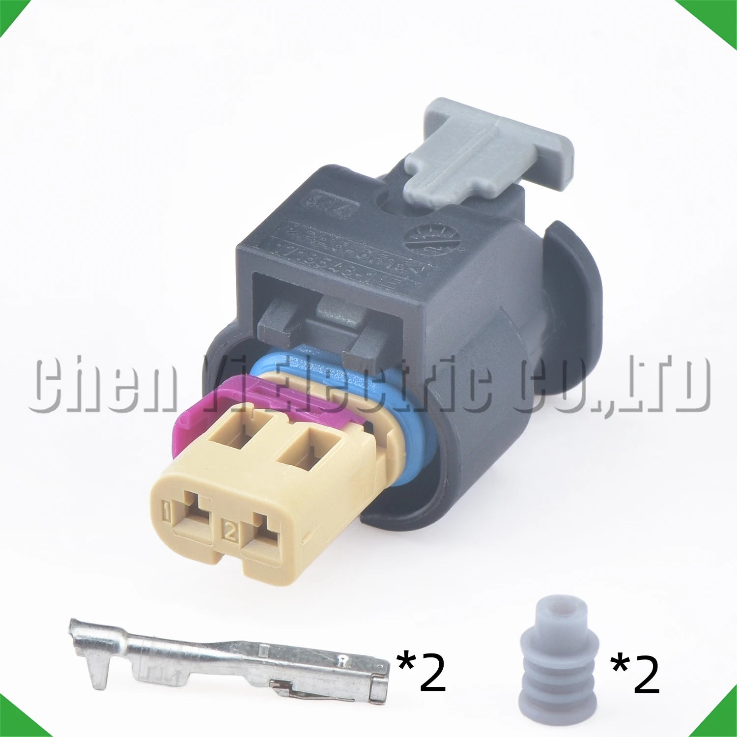 2 Pin Automobile waterproof connector vvt solenoid Ignition coil plug 4F0973702A 4F0973...