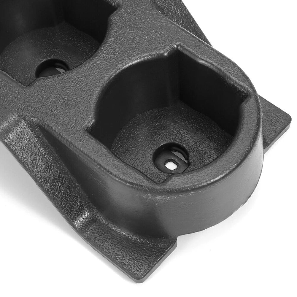 Carbon Fiber Black Car Center Console Water Cup Holder For Nissan GQ Patrol Y60 1989 To 1998 Front Console Dual Cup Holder