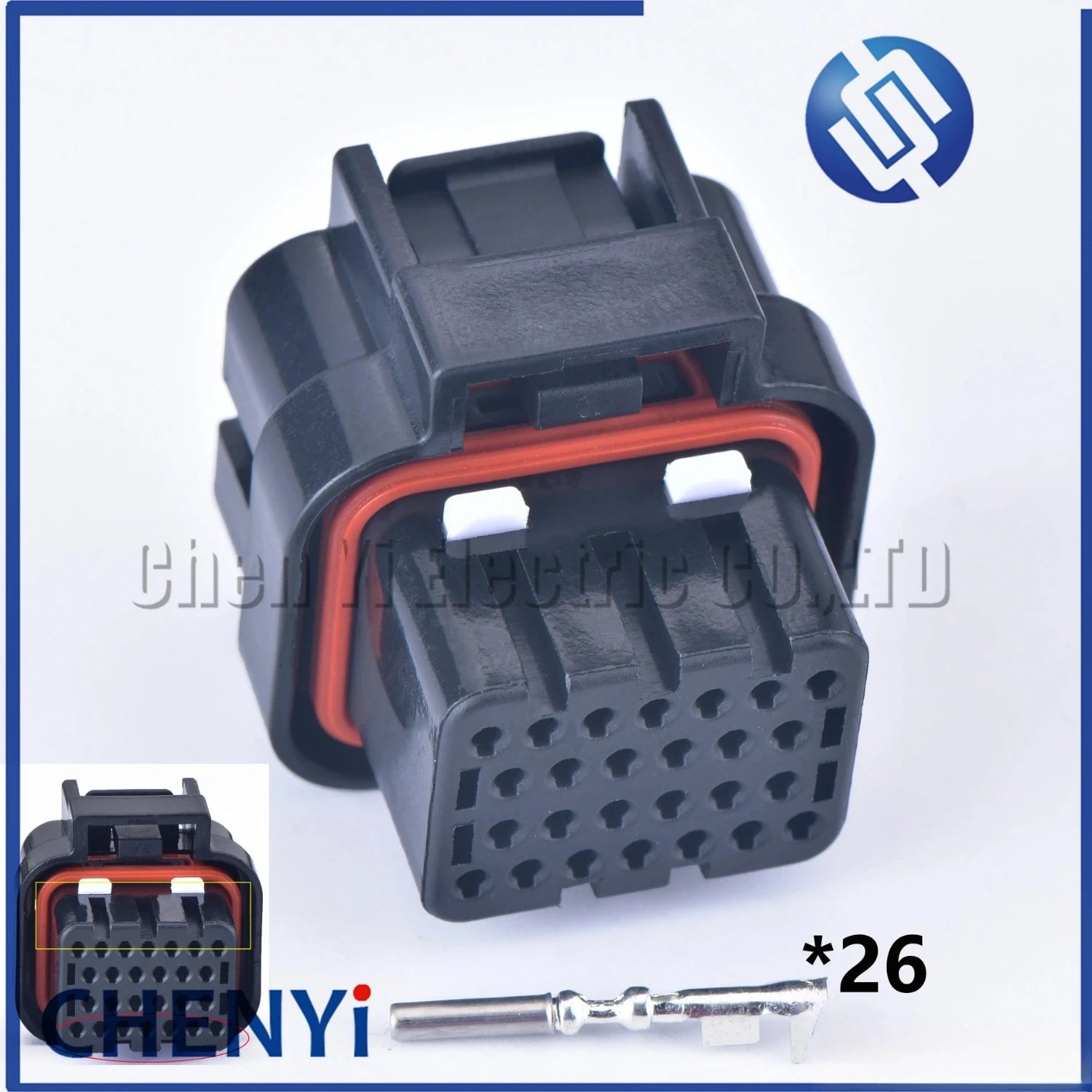 26 Pin ECU/ECM Engine Gearbox Computer Board Plug 1743416-1 For EFI 24x Holley Dominator M1 series M142/M150/M141