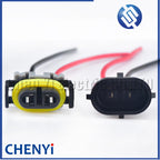 2 Pin Auto waterproof connector H8 H9 H11 Xenon light bulb headlight socket cornering lamp Wire harness plug 12124817 12124819
