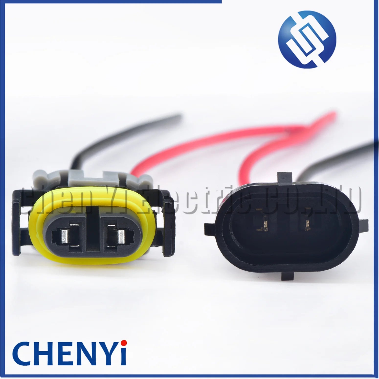 2 Pin Auto waterproof connector H8 H9 H11 Xenon light bulb headlight socket cornering lamp Wire harness plug 12124817 12124819