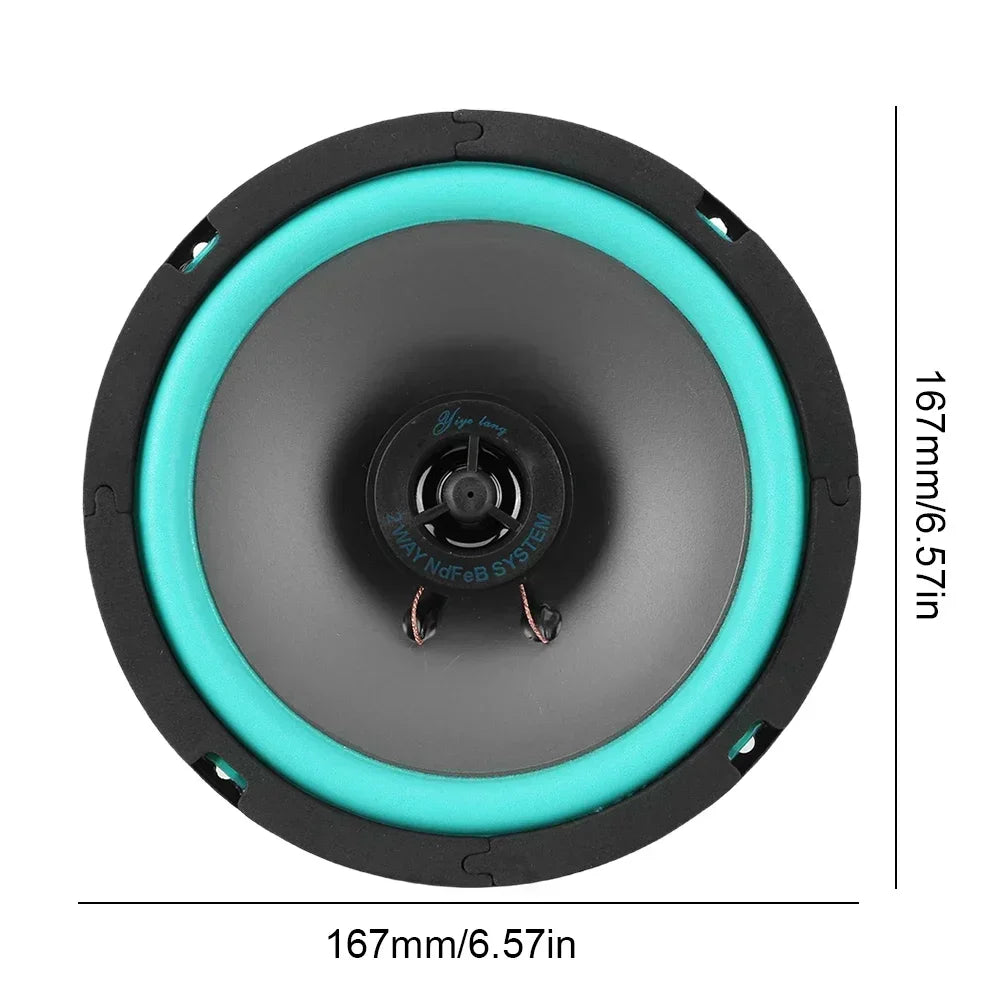 4/5/6 Inch Car Speakers Coaxial Subwoofer Universal Automotive Audio 100/160W HiFi Music Full Range Frequency Car Stereo Amagi