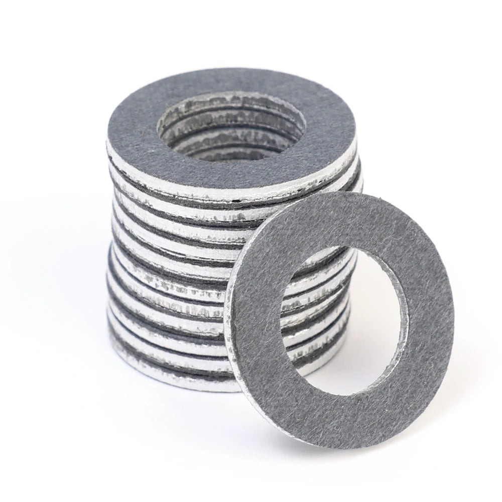 Screw Gasket Oil Drain Sump Plug Washers Hole for Toyota OE90430-12031 12mm Aluminum Accessories Seal Gasket Engine Parts